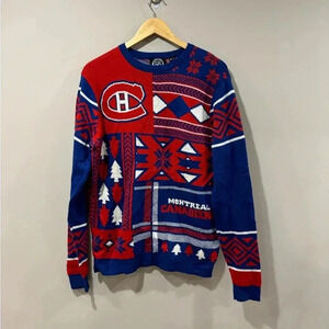 Montreal Canadiens Official NHL  Ugly Sweater - HOLIDAY Christmas